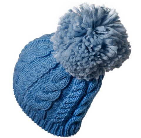 帶球男式針織帽，戴出男士可愛范兒