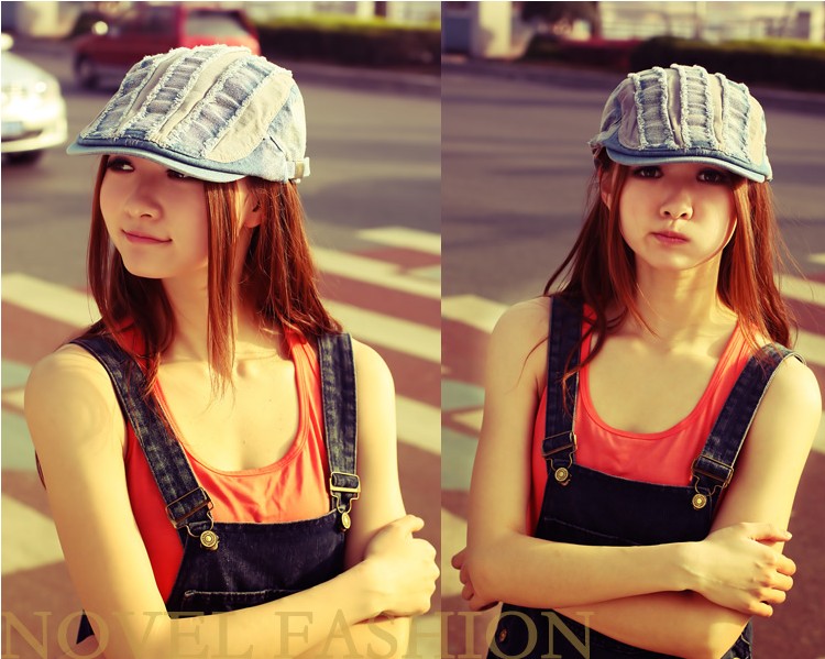 主潮入門的法寶，復(fù)古情侶休閑帽 