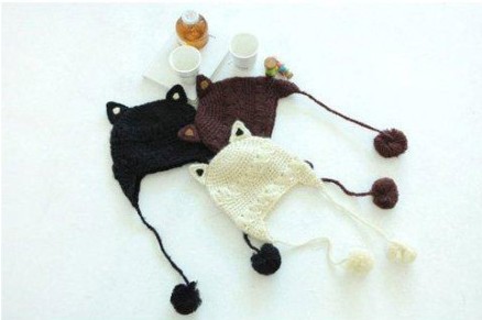 可愛動物毛線帽，江浙滬帽廠2013秋冬新品推薦