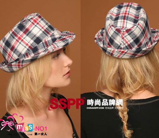 帽子與發(fā)型巧妙配，搭出傲人小造型